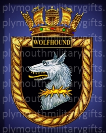 HMS Wolfhound Magnet